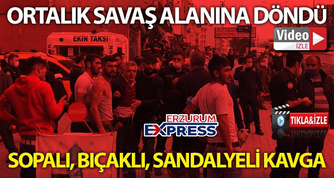 Sopalı, bıçaklı kavga: 5 yaralı