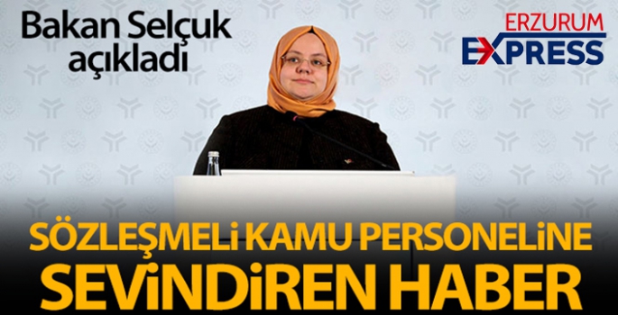 SÖZLEŞMELİ KAMU PERSONELİNE SEVİNDİRİCİ HABER