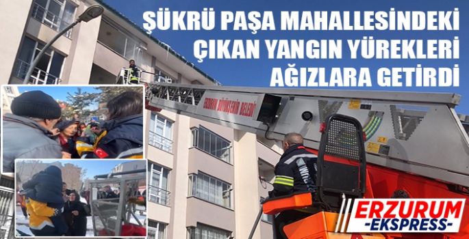 Şükrüpaşa Mahallesindeki yangın korkuttu