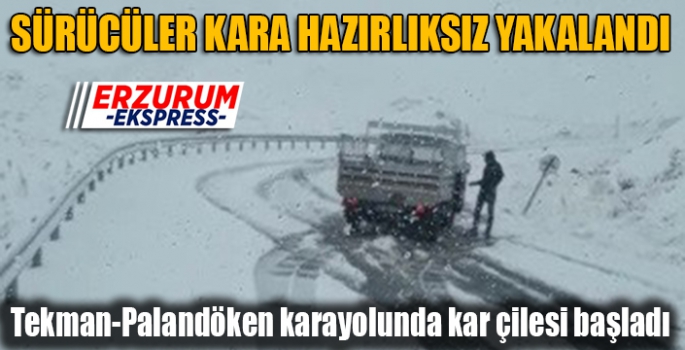 Sürücüler kara hazırlıksız yakalandı
