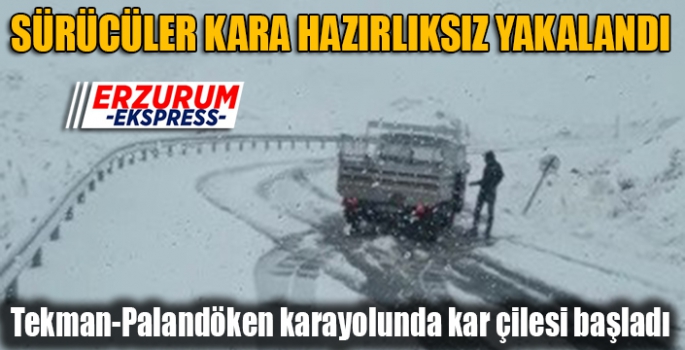 Sürücüler kara hazırlıksız yakalandı