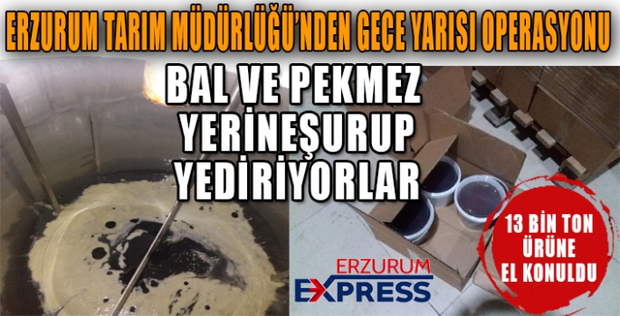 TARIM MÜDÜRLÜĞÜNDEN GECE YARISI OPERASYONU