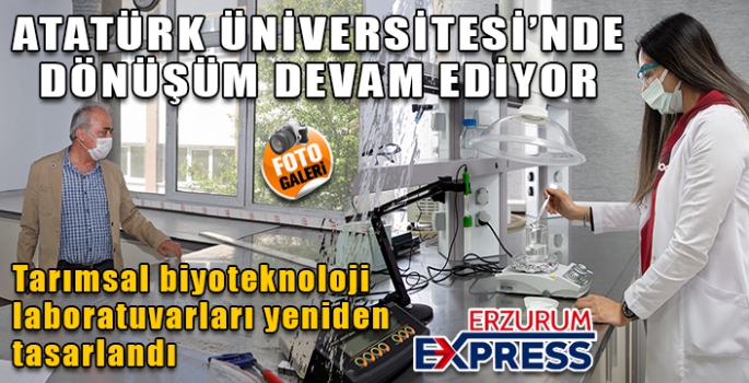 Tarımsal biyoteknoloji laboratuvarları yeniden tasarlandı