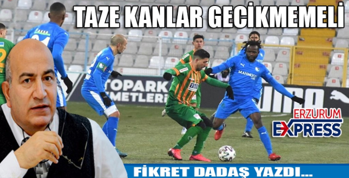 TAZE KANLARI GECİKTİRMEYİN