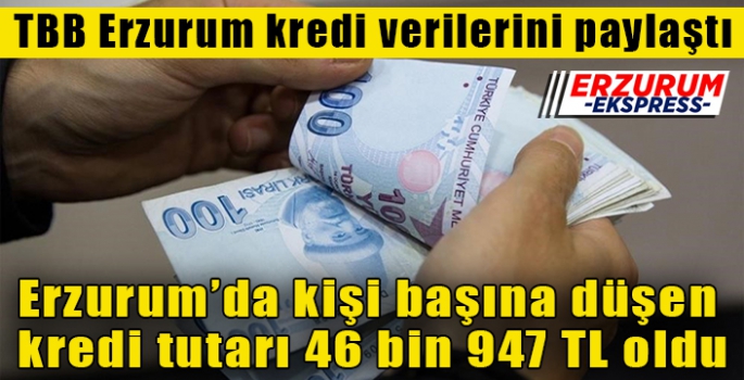 TBB Erzurum kredi verilerini paylaştı