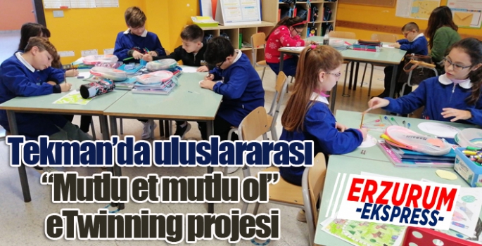 Tekman’dan uluslararası “Mutlu et mutlu ol” eTwinning projesi