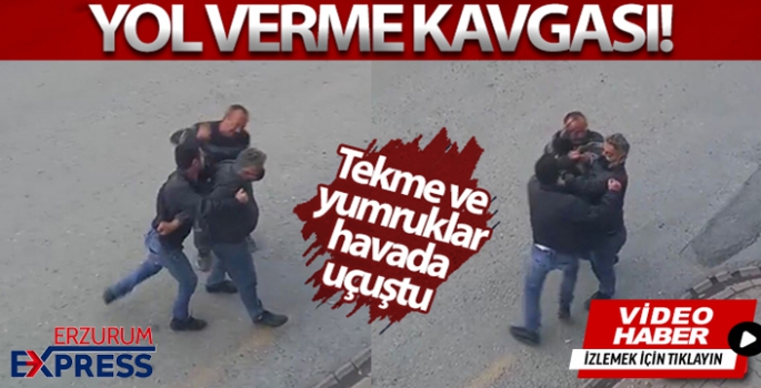 Tekme ve yumruklar havada uçuştu