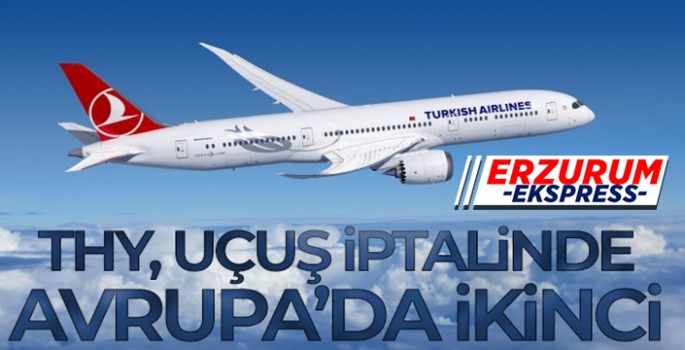 THY, uçuş iptalinde Avrupa'da ikinci