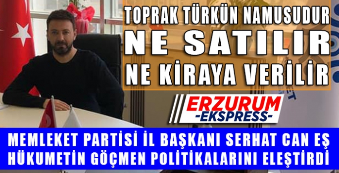 TOPRAK TÜRKÜN NAMUSUDUR NE SATILIR NE KİRAYA VERİLİR!