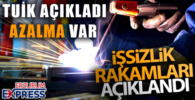 TUİK AÇIKLADI, İŞSİZLİK RAKAMLARI AZALMIŞ!