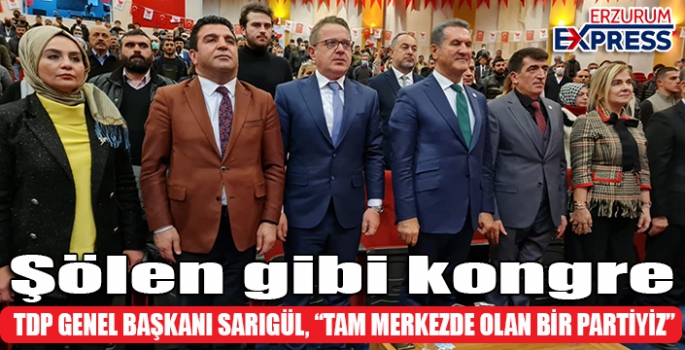 Türkiye Değişim Partisi İl Kongresi Genel Başkan Mustafa Sarıgül'ün katlımı ile gerçekleştirildi
