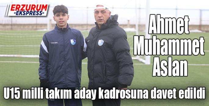 U15 milli takım aday kadrosuna davet edildi