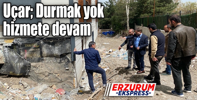 Uçar; Durmak yok yola devam.