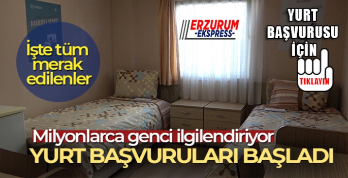 Üniversite öğrencileri için yurt başvuruları başladı!