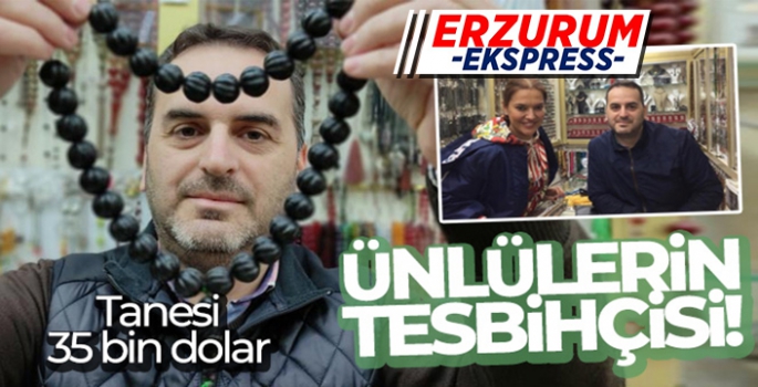 Ünlülerin tespihçisi...Tanesi 35 bin dolar