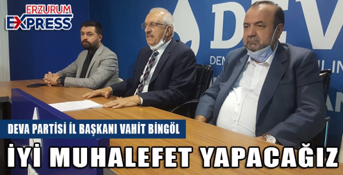 Vahit Bingöl: Erzurum'un adı büyük kendi küçük kaldı