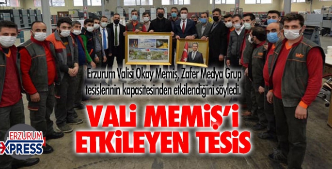 Vali Memiş'i etkileyen tesis...