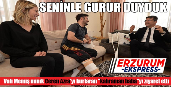  Vali Memiş minik Ceren Azra'yı kurtaran 