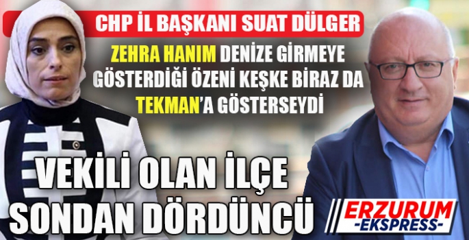 VEKİLİ OLAN İLÇE SONDAN DÖRDÜNCÜ OLDU