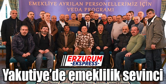 Yakutiye’de emeklilik sevinci
