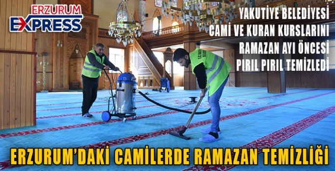  Yakutiye’de Ramazan temizliği başladı