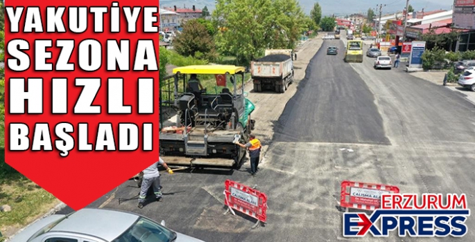 Yakutiye yaz sezonuna hızlı girdi