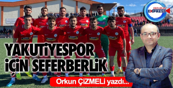 Yakutiyespor için seferberlik zamanı...