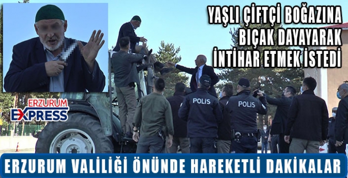 YAŞLI ÇİFTÇİ İNTİHAR GİRİŞİMİNDE BULUNDU 