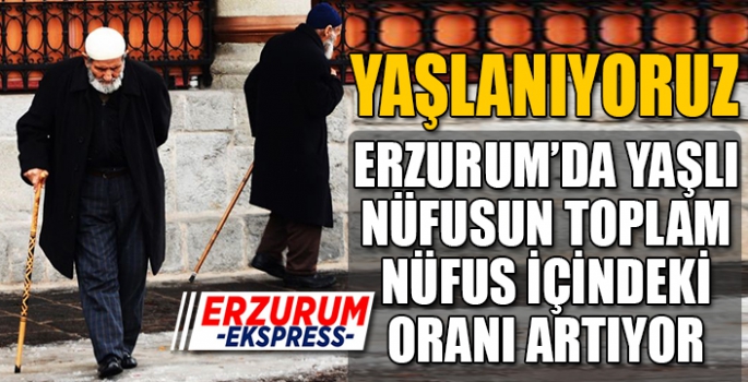 Yaşlı nüfusun toplam nüfus içindeki oranı artıyor