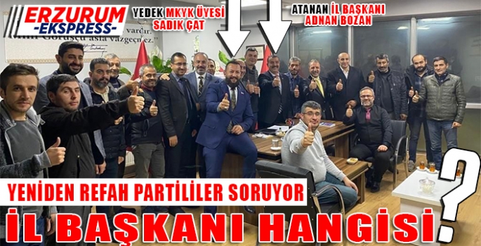 YENİDEN REFAH PARTİSİ’NDE SADIK ÇAT TARTIŞMASI