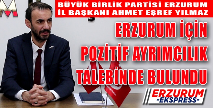 YILMAZ’DAN POZİTİF AYRIMCILIK TALEBİ