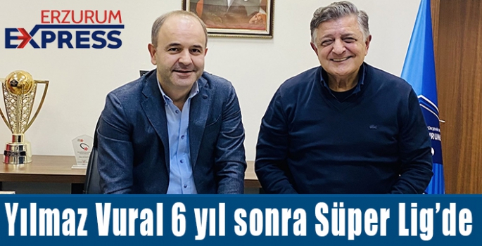 Yılmaz Vural 6 yıl sonra BB Erzurumspor’la Süper Lig’e kavuştu