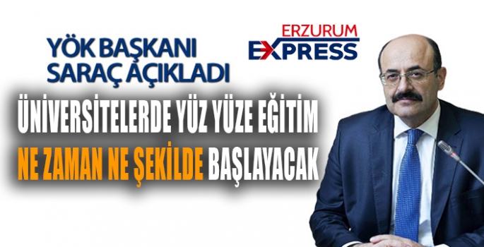 YÖK'ten yüz yüze eğitim açıklaması