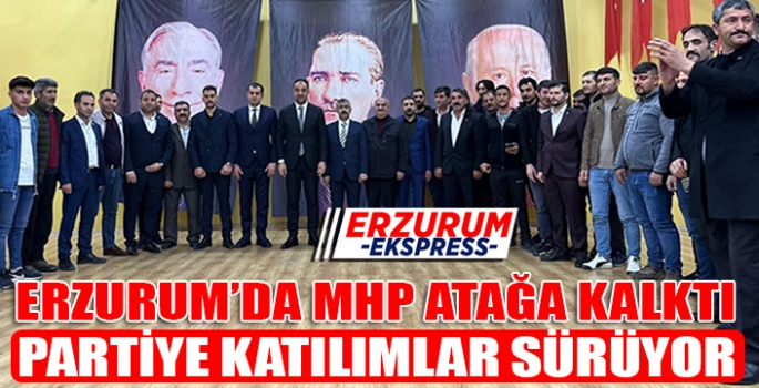 YURDAGÜL'DEN SONRA, MHP ERZURUM'DA HER GEÇEN GÜN BÜYÜYOR 