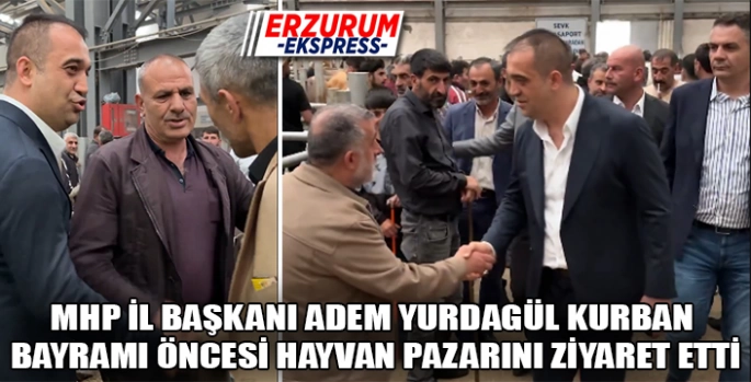 Yurdagül, Hayvan Pazarını ziyaret etti. 