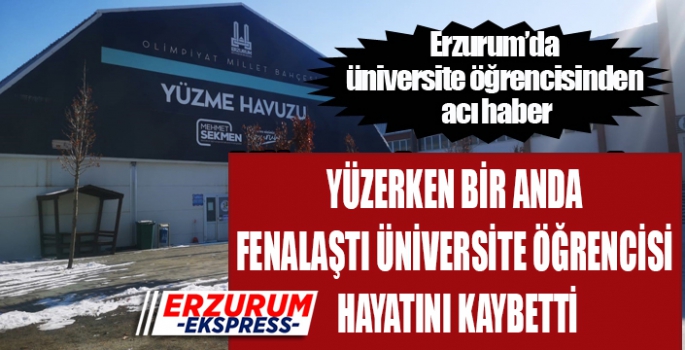 Yüzme havuzunda bir anda fenalaştı