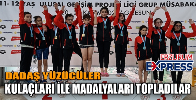 Yüzmede bronz madalyalar Erzurum’a