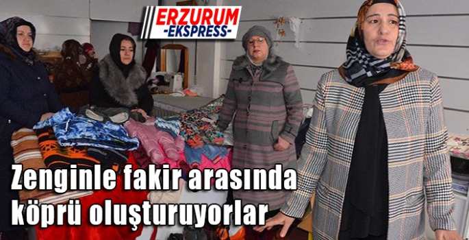 Zenginle fakir arasında köprü oluşturuyorlar