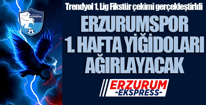 1. Lig'de fikstür çekildi...