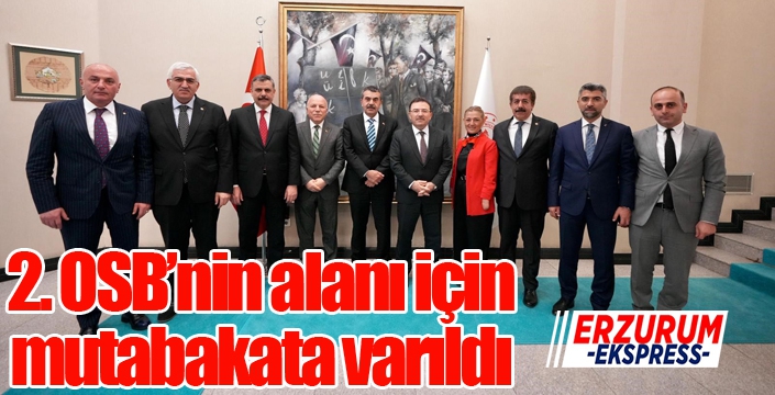 2. OSB’nin alanı için mutabakata varıldı