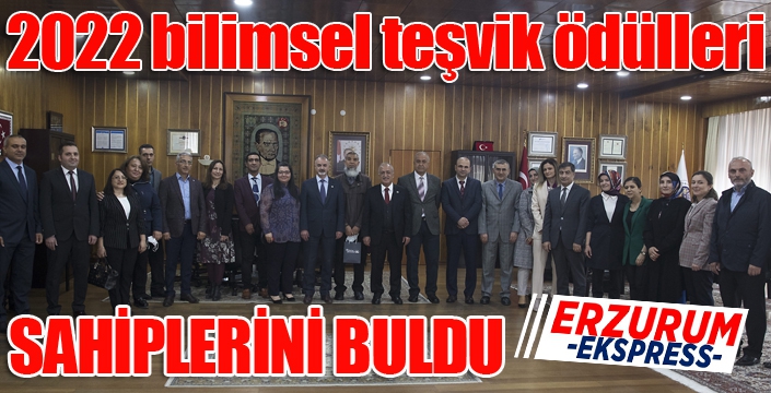 2022 bilimsel teşvik ödülleri sahiplerini buldu