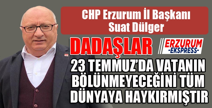 23 Temmuz, bir milletin esir edilemeyeceğinin en büyük ilanıdır...