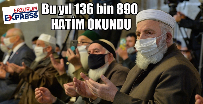 500 yıllık gelenek kapsamında bu yıl 136 bin 890 hatim okundu