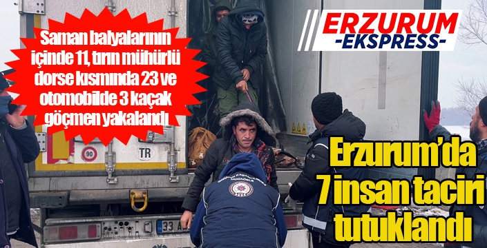 7 insan taciri tutuklandı
