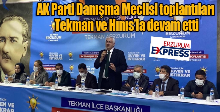 AK Parti Danışma Meclisi toplantıları Tekman ve Hınıs’la devam etti