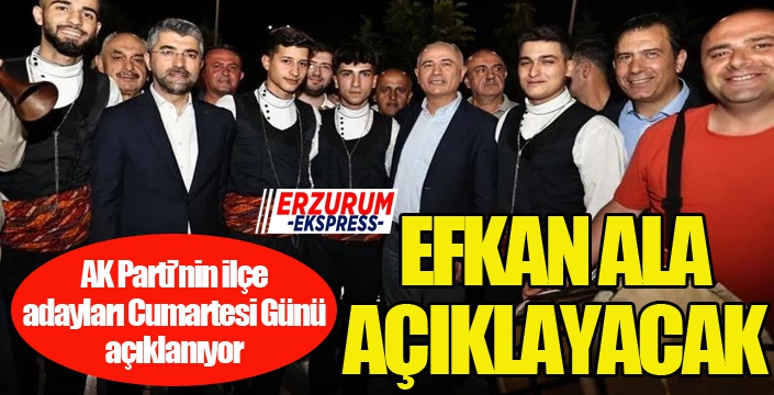 AK Parti'de Cumartesi heyecanı... Efkan Ala adayları açıklamaya geliyor...