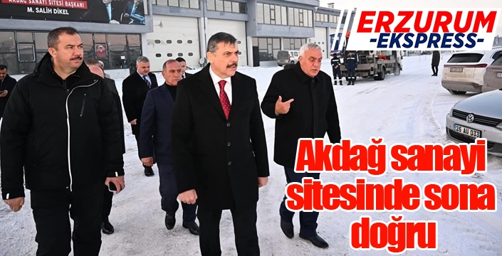 Akdağ sanayi sitesinde sona doğru