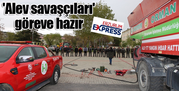 'Alev savaşçıları' göreve hazır