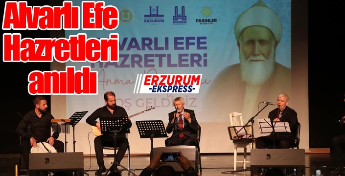 Alvarlı Efe Hazretleri anıldı