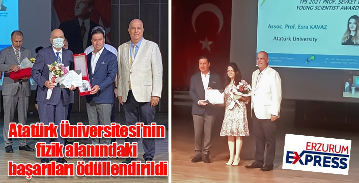 Atatürk Üniversitesi’nin fizik alanındaki başarıları ödüllendirildi